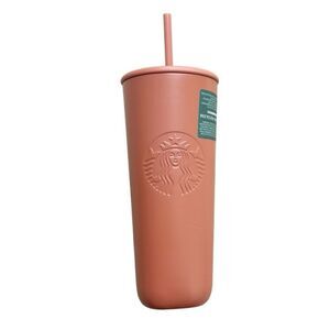 Starbucks 2024 Recycled Terracotta Triangle Tumbler Brown Venti 24oz NWT
